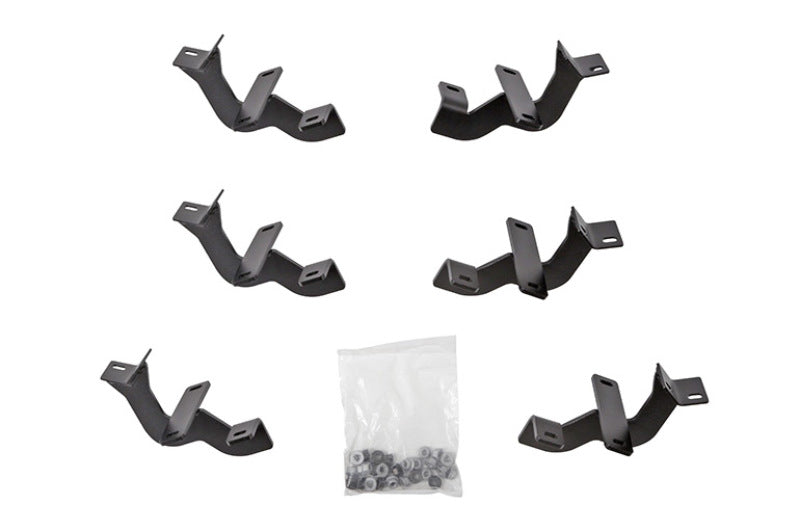 Dee Zee 15-23 Ford F-150/Super Duty Running Board Hex Side Step Bracket Kit