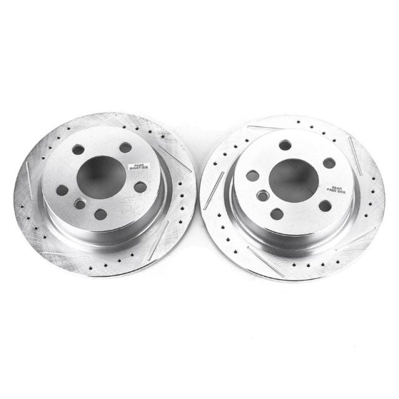 PowerStop Power Stop 14-19 Mini Cooper Rear Evolution Drilled & Slotted Rotors - Pair