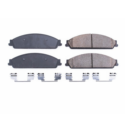 PowerStop Power Stop 05-07 Ford Five Hundred Front Z17 Evo Ceramic Brake Pad w/Hardware