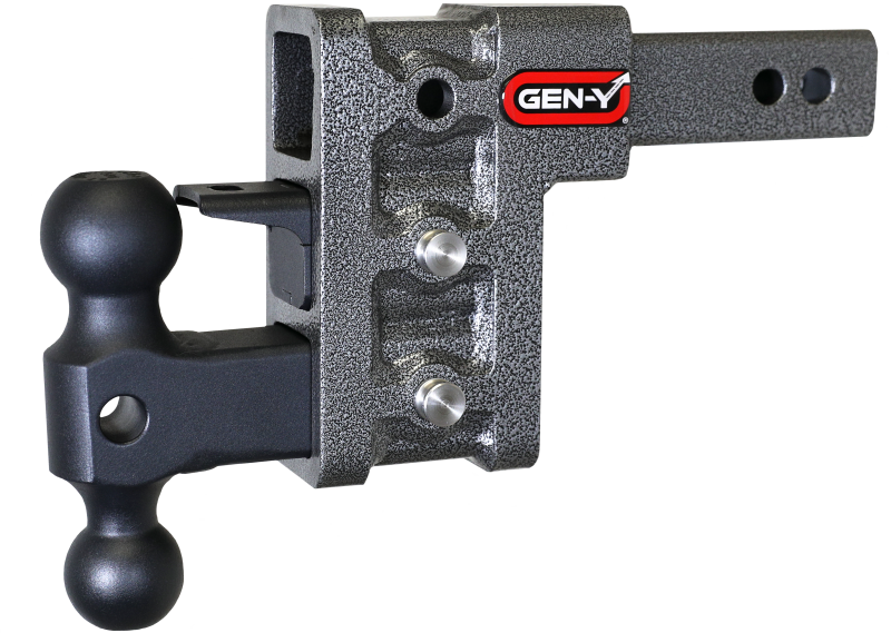 GEN-Y Hitch Gen-Y Mega Duty 2in Shank 5in Drop 1.5K TW 10K Hitch w/GH-031 Dual-Ball/GH-032 Pintle Lock