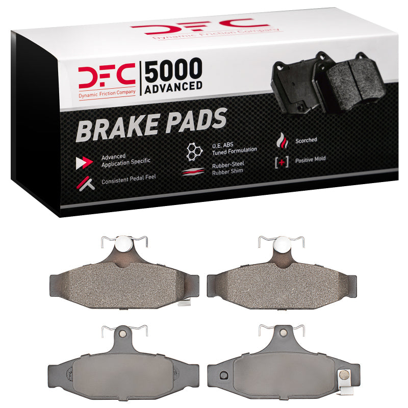 DFC 85-97 Chevrolet Corvette Rear 5000 Advanced Low Metallic Brake Pads