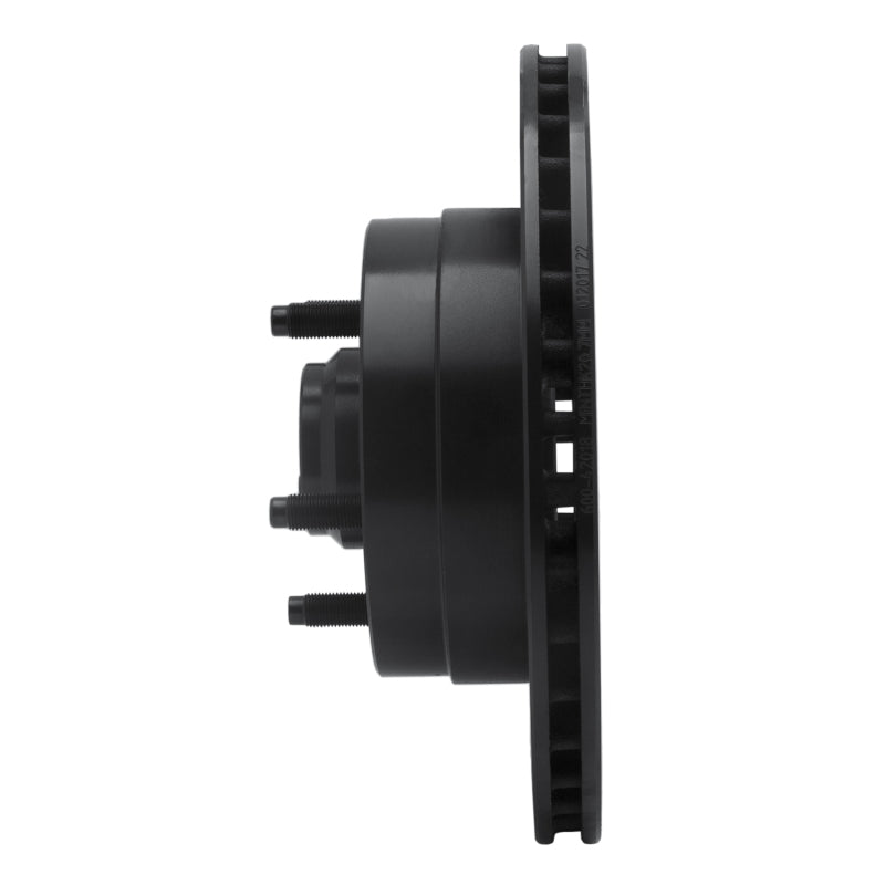 R1 Concepts R1 86-92 Jeep Wagoneer Front Left Drilled & Slotted Black Brake Rotor
