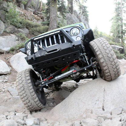 Westin 07-18 Jeep Wrangler JK WJ2 Skid Plate for Front Bumper - Textured Black