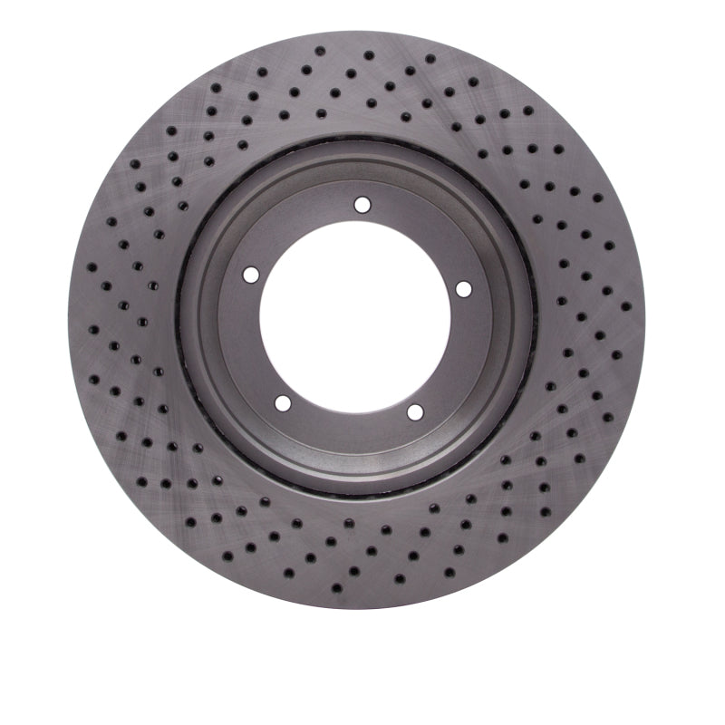 DFC 82-89 Porsche 911 Right Front Drilled Brake Rotor
