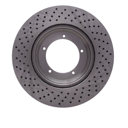 DFC 82-89 Porsche 911 Right Front Drilled Brake Rotor