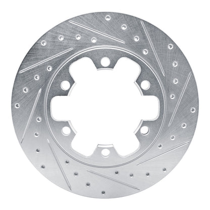 R1 Concepts R1 15-25 Ford Transit-350/SRW Rear Right Drilled & Slotted Silver Brake Rotor