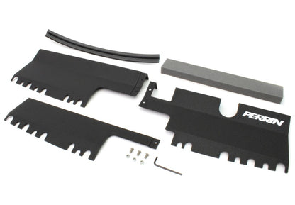 Perrin Performance PERRIN 15-21 Subaru WRX/STI Radiator Shroud (With/Without OEM Intake Scoop) - Black