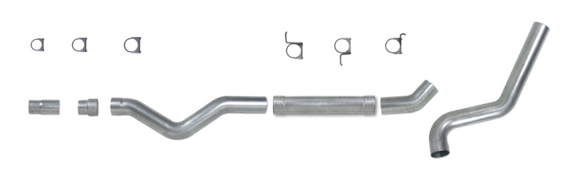 Diamond Eye Performance Diamond Eye KIT 5in Catback MFLR RPLCMENT PIPE Single AL: 2006-2007.5 CHEVY 6.6L 2500/3500