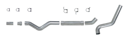 Diamond Eye Performance Diamond Eye KIT 5in Catback MFLR RPLCMENT PIPE Single AL: 2006-2007.5 CHEVY 6.6L 2500/3500