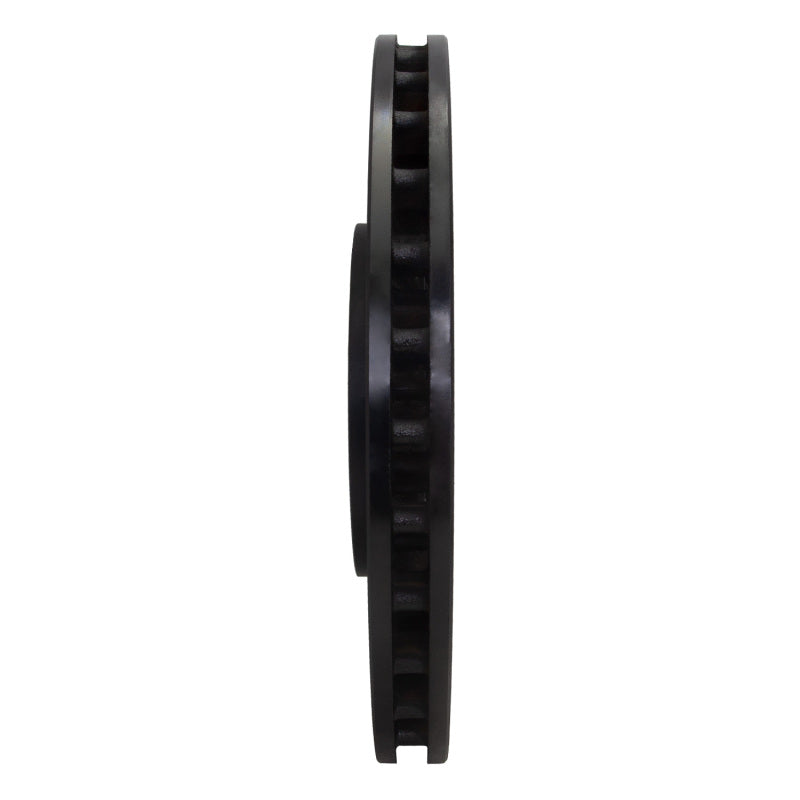 R1 Concepts R1 08-15 Mitsubishi Lancer Front Right Drilled & Slotted Black Brake Rotor