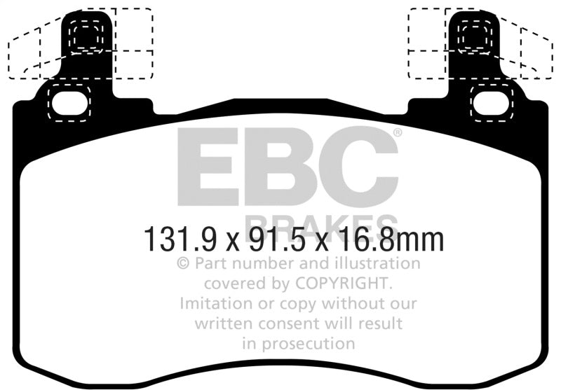 EBC 2019+ Genesis G70 2.0T Ultimax Front Brake Pads