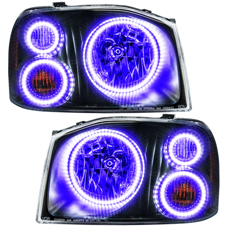 ORACLE Lighting Oracle 01-04 Nissan Frontier SMD HL - Triple Halo - ColorSHIFT w/o Controller
