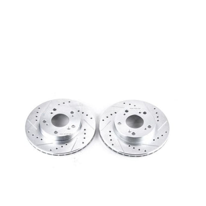 PowerStop Power Stop 02-06 Acura RSX Front Evolution Drilled & Slotted Rotors - Pair
