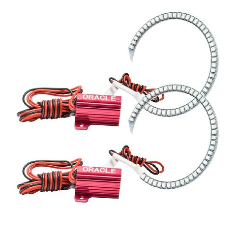 ORACLE Lighting Oracle 18-21 Ford Mustang LED Headlight Halo Kit - Red