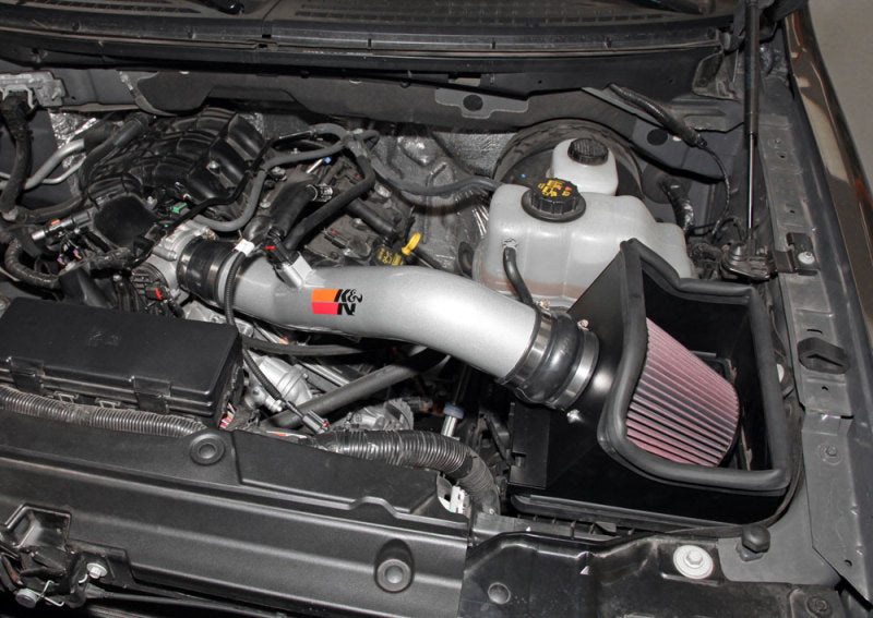 K&N Engineering K&N 11-13 Ford Edge 3.5/3.7L-V6 Silver High Flow Performance Kit