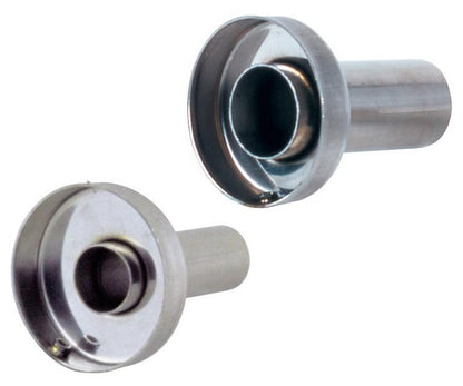 Vibrant 3.90in OD Low Inner Silencer Muffler w/ 3.90in ID Single Wall Exh Tip2.5in OD Tuning Tube