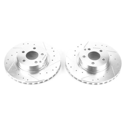 PowerStop Power Stop 04-06 Mercedes-Benz E500 Front Evolution Drilled & Slotted Rotors - Pair