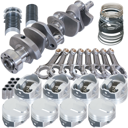 Eagle Chevy 454 1Pc 4.000in Crank 6.135in I-Beam Rods 43cc Dome 4.350in Pistons Rotating Assembly