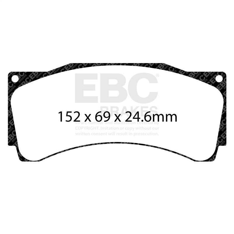 EBC Racing 16-21 Audi RS3 LMS (Race Car) 2.0 Turbo RP-1 Race Front Brake Pads
