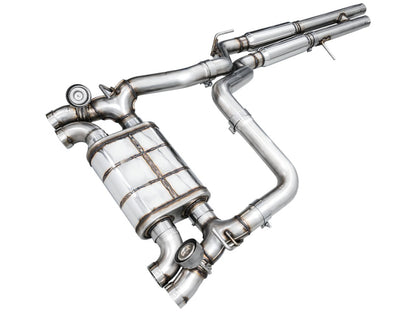 AWE Tuning 21+ Wrangler 392 Switchpath Cat-Back Exhaust- Quad BashGuards