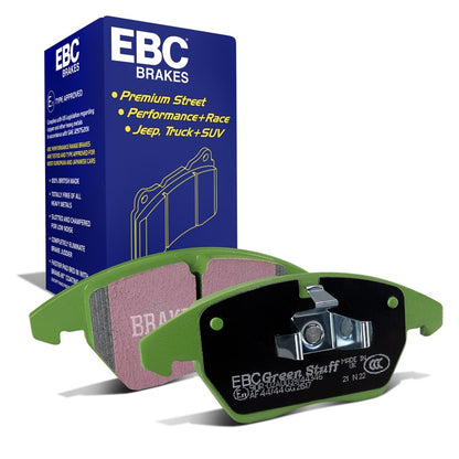 EBC 06-13 Audi A3 2.0 Turbo (Girling rear caliper) Greenstuff Front Brake Pads
