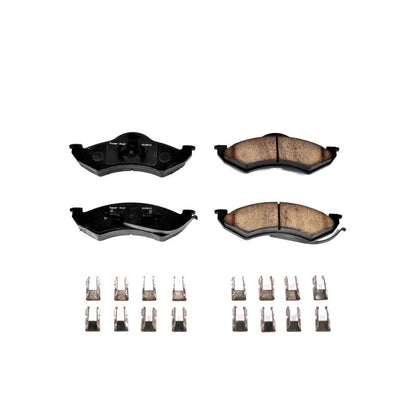 PowerStop Power Stop 1999 Dodge Dakota Front Z17 Evolution Ceramic Brake Pads w/Hardware