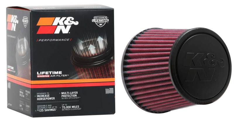 K&N Engineering K&N Universal Clamp-On Air Filter 3-15/16in FLG / 5-1/2in B / 4-1/2in T / 4-7/16in H