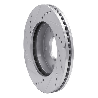 R1 Concepts R1 1979-1998 Buick Riviera Front/Rear Right Drilled & Slotted Silver Brake Rotor