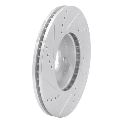 R1 Concepts R1 16-25 Mazda 2 (Mexico) Front Right Drilled & Slotted Silver Brake Rotor