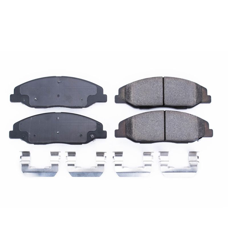 PowerStop Power Stop 08-14 Cadillac CTS Front Z17 Evolution Ceramic Brake Pads w/Hardware