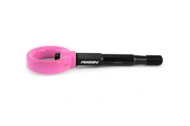 Perrin Performance PERRIN 15-17 Subaru WRX & STI / 13-17 Crosstrek / 12-16 Impreza Tow Hook Kit (Front) - Hyper Pink