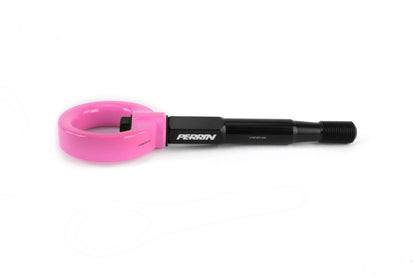 Perrin Performance PERRIN 15-17 Subaru WRX & STI / 13-17 Crosstrek / 12-16 Impreza Tow Hook Kit (Front) - Hyper Pink