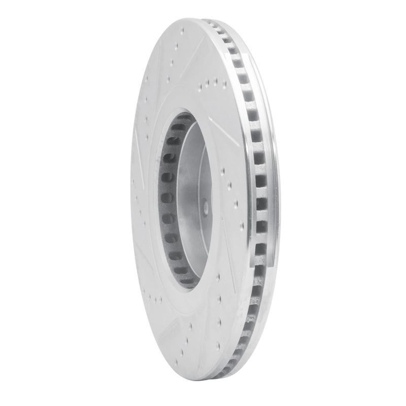 R1 Concepts R1 16-25 Mazda 6 Front Right Drilled & Slotted Silver Brake Rotor