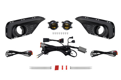 Diode Dynamics 2024 Ford Mustang EcoBoost Elite Series Add-On Fog Lamp Kit Yellow