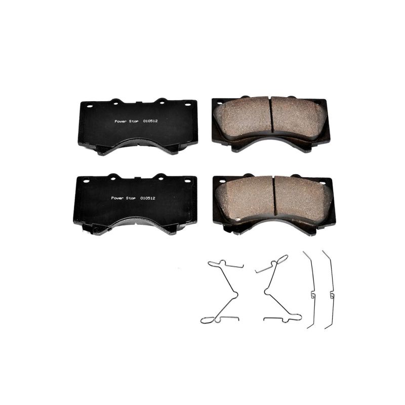 PowerStop Power Stop 08-11 Lexus LX570 Front Z17 Evolution Ceramic Brake Pads w/Hardware