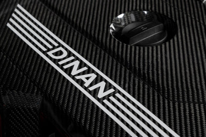 Dinan 19-26 BMW B58D (G01/G02/G20/G22/G23/G26/G42) Gloss Carbon Fiber Engine Cover w/Matte Accents