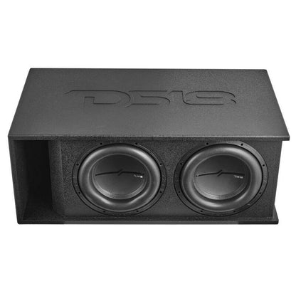 DS18 Dual 12in 2000 Watts RMS 2x ZXI12.4D Loaded Ported Enclosure w/ Subwoofer