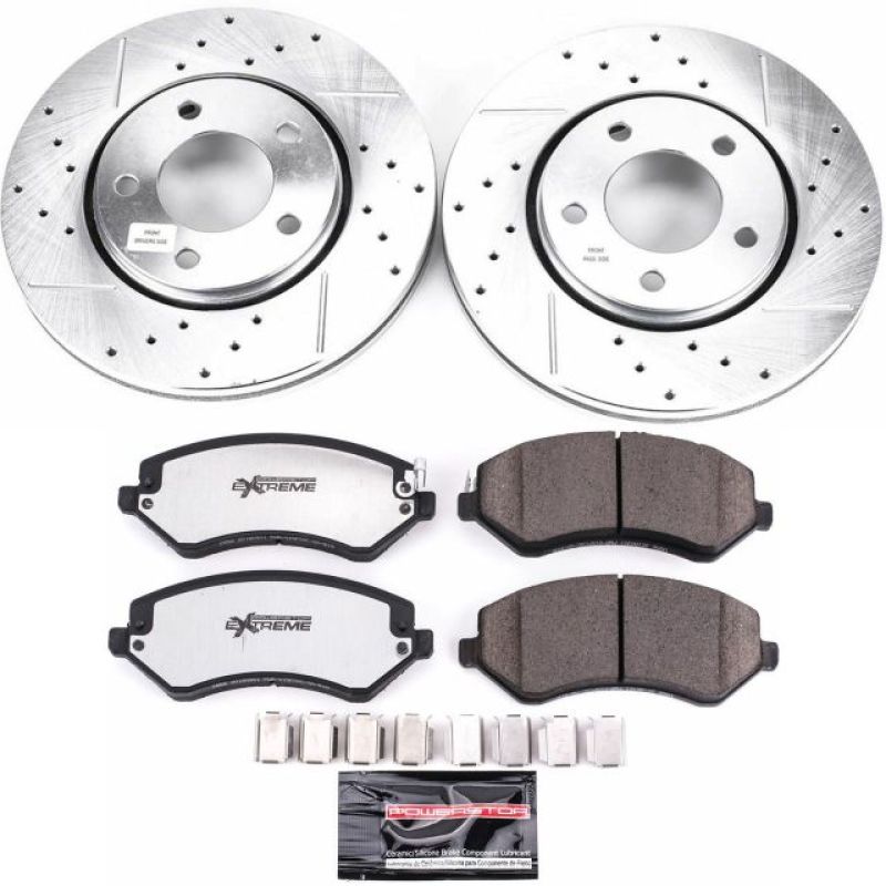 PowerStop Power Stop 03-07 Chrysler Town & Country Front Z36 Truck & Tow Brake Kit