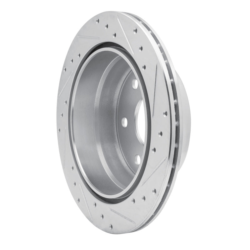 R1 Concepts R1 99-07 Chevrolet AVALANCHE 1500 Rear Left Drilled & Slotted Silver Brake Rotor