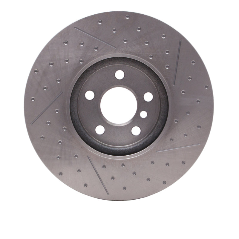 DFC 15-19 Mini Cooper Countryman Front Brake Rotor - Dimpled and Slotted