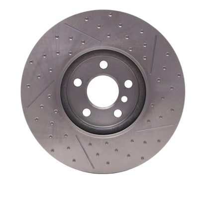 DFC 15-19 Mini Cooper Countryman Front Brake Rotor - Dimpled and Slotted