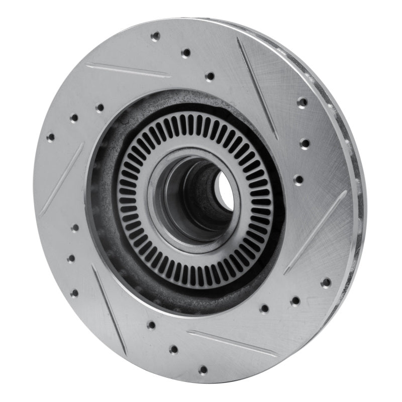 R1 Concepts R1 98-02 Ford Ranger (USA/Canada) Front Left Drilled & Slotted Silver Brake Rotor
