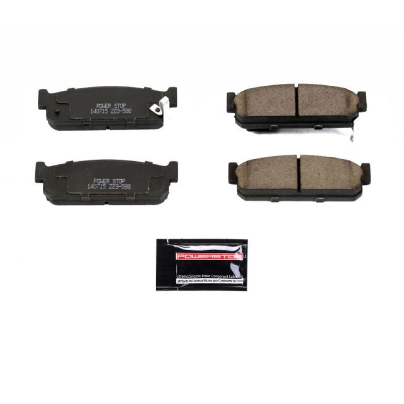 PowerStop Power Stop 93-97 Infiniti J30 Rear Z23 Evolution Sport Brake Pads w/Hardware