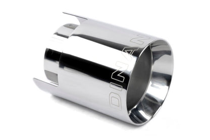 Dinan Double-Walled 4.5in Clamp-On Exhaust Tip - Polished - 4.5in Outlet / 3.25in Inlet