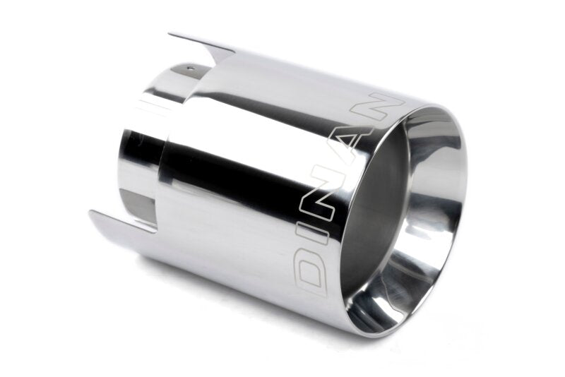 Dinan Double-Walled 4.5in Clamp-On Exhaust Tip - Polished - 4.5in Outlet / 3.25in Inlet
