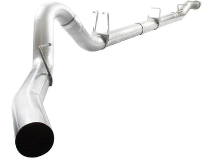 aFe Atlas Exhaust 5in DPF-Back Al Steel 2016 Nissan Titan XD V8-5.0L Black Tip