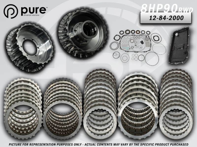 Pure Drivetrain Solutions Pure Drivetrain 8HP90 High Performance Transmission Hard Parts Kit - RWD - Stage 2
