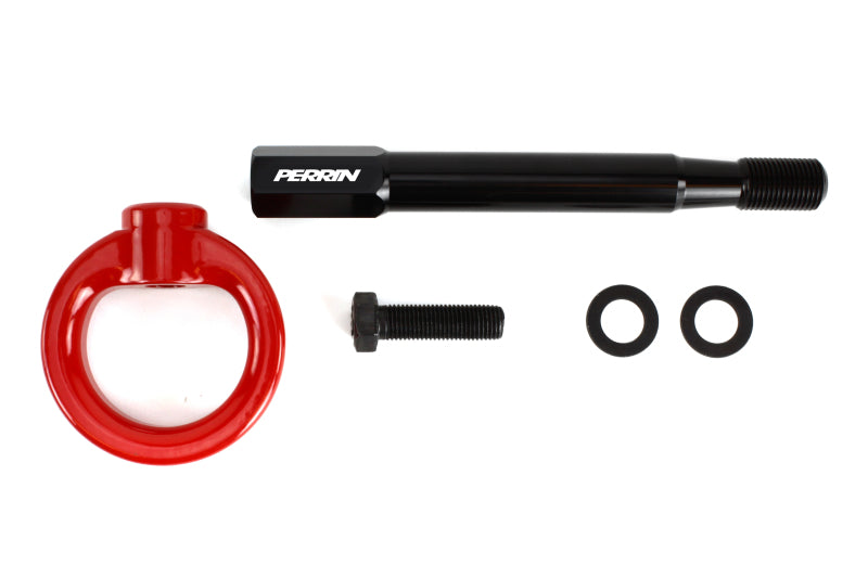 Perrin Performance PERRIN 25-26 Subaru Forester (Base/Ltd-Prem-Sport-Touring Incl. Hybrid/Wldrns) FR Tow Hook Kit - Red