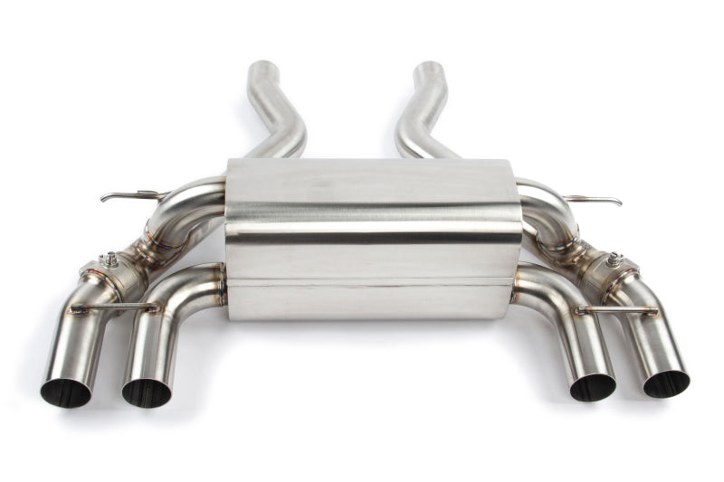 Dinan 19-21 BMW M2 Competition (F87) Free Flow Axleback Exhaust System w/X-Pipe - Black Tips