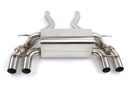 Dinan 19-21 BMW M2 Competition (F87) Free Flow Axleback Exhaust System w/X-Pipe - Black Tips